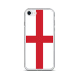 Coque iphone drapeau angleterre souple antichoc transparente