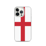 Coque iphone drapeau angleterre souple antichoc transparente