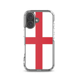 Coque iphone drapeau angleterre souple antichoc transparente