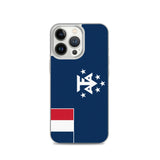 Coque iphone drapeau antarctique française souple antichoc