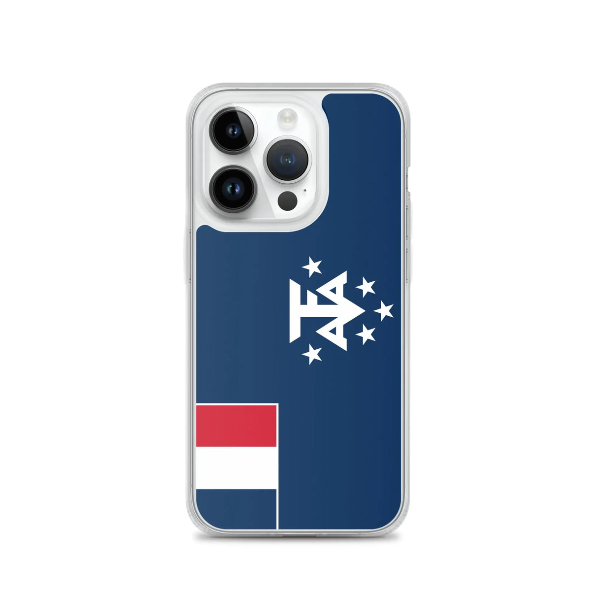 Coque iphone drapeau antarctique française souple antichoc