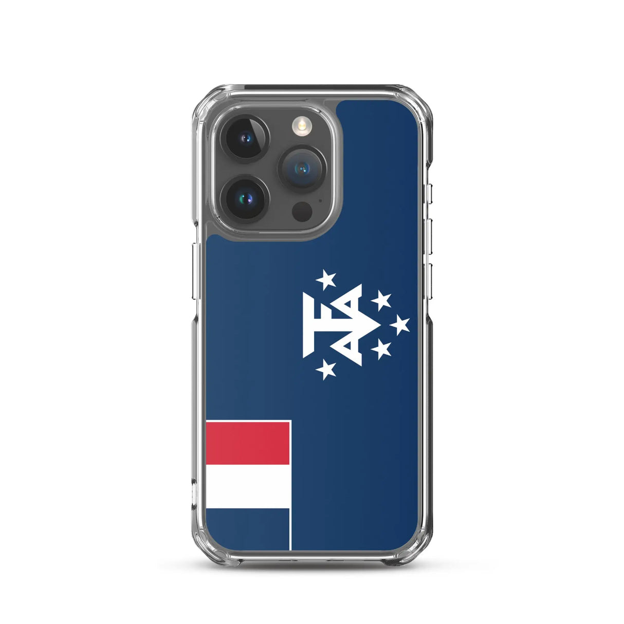 Coque iphone drapeau antarctique française souple antichoc