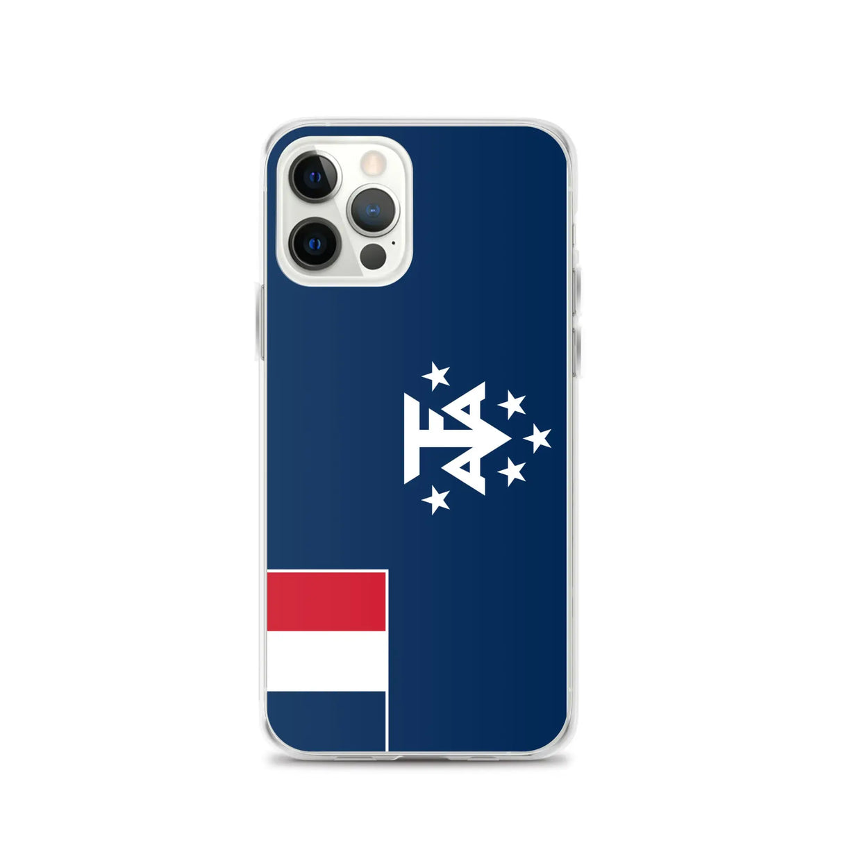 Coque iphone drapeau antarctique française souple antichoc