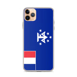 Coque iphone drapeau antarctique française souple antichoc