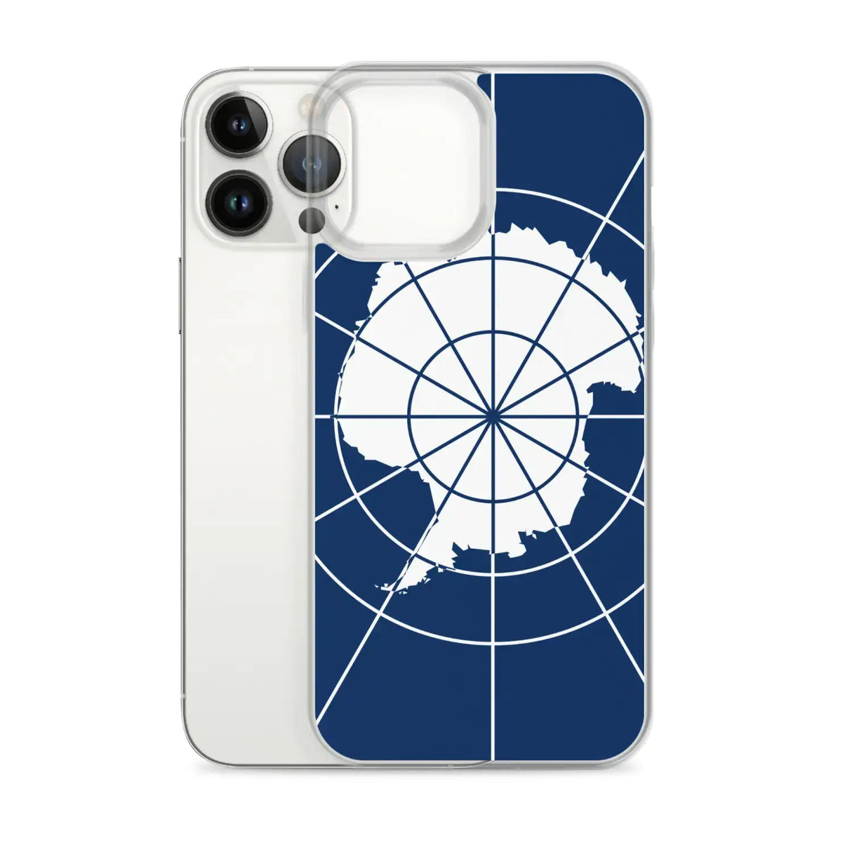 Coque iphone drapeau antarctique officiel souple antichoc