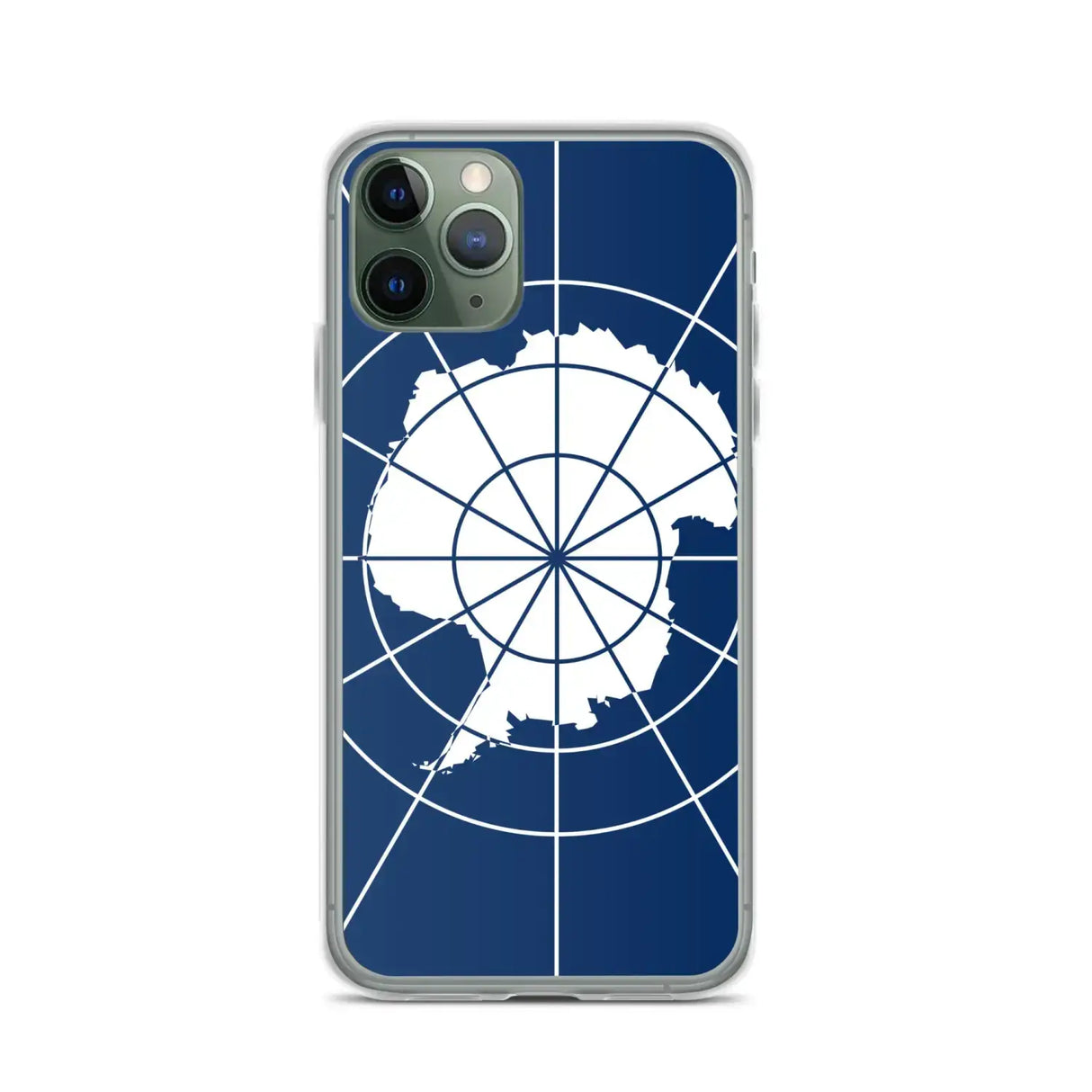 Coque iphone drapeau antarctique officiel souple antichoc