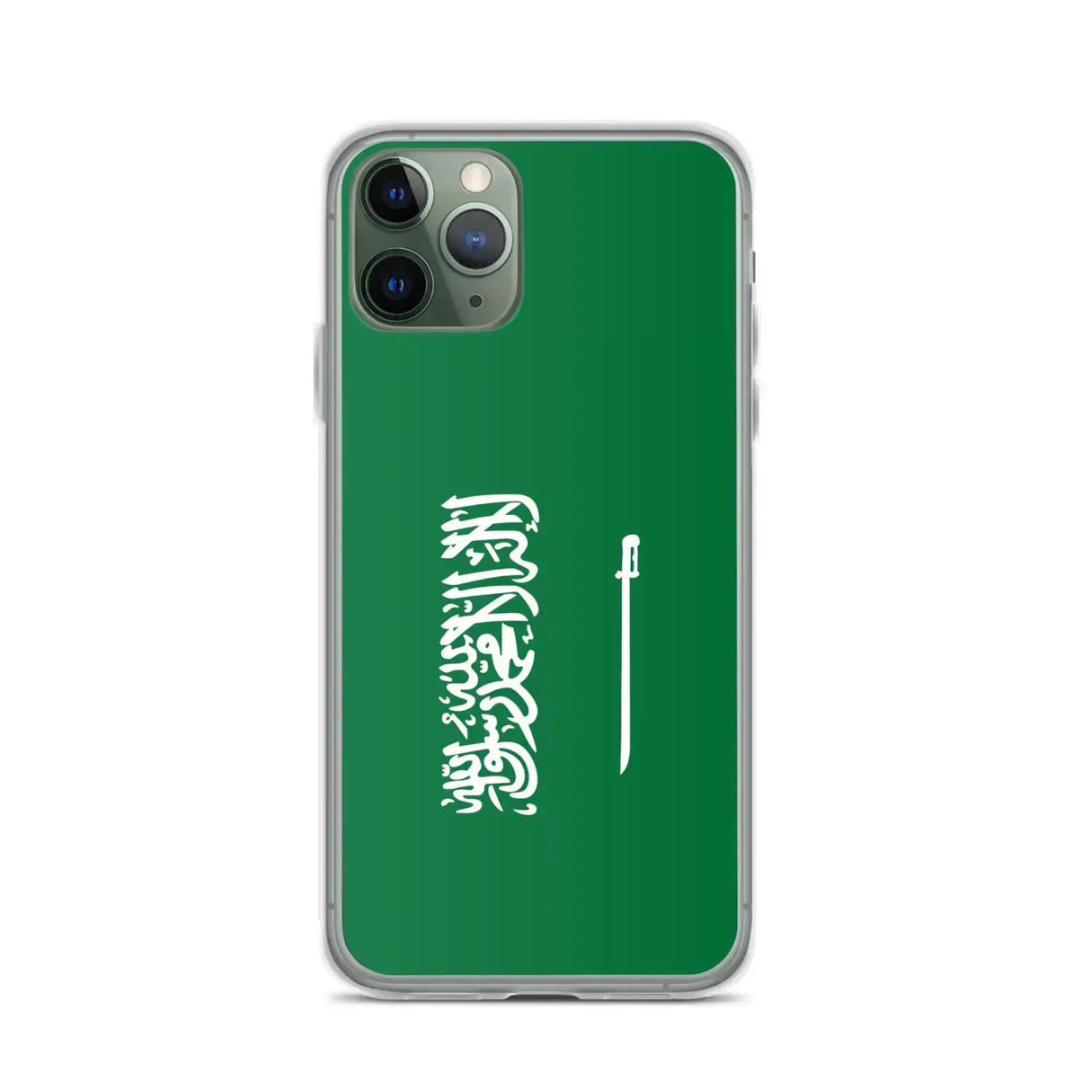 Coque iphone drapeau arabie saoudite souple antichoc