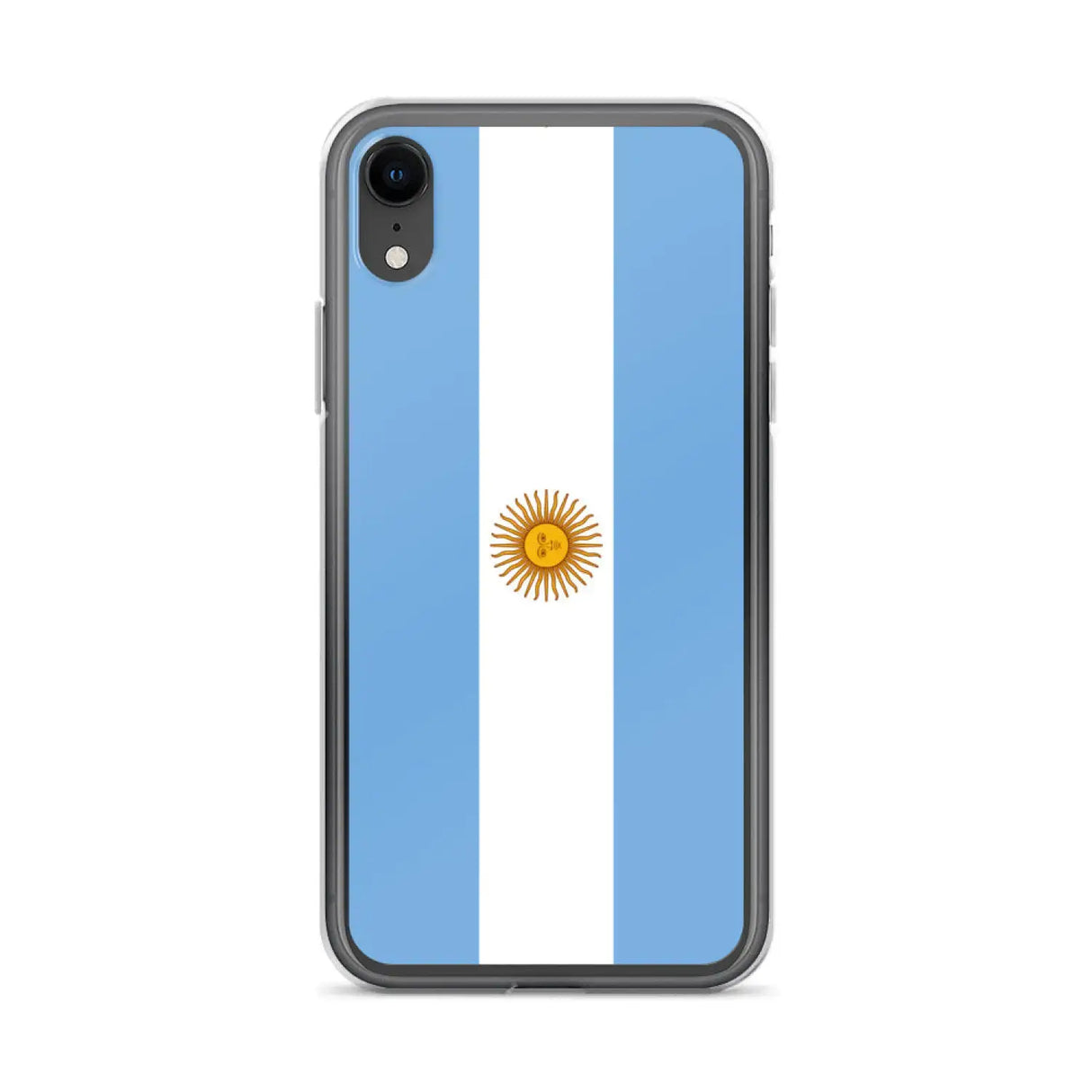 Coque iphone drapeau argentine souple antichoc transparente