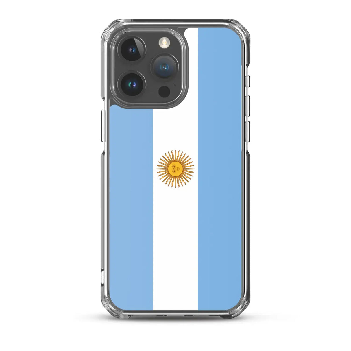 Coque iphone drapeau argentine souple antichoc transparente