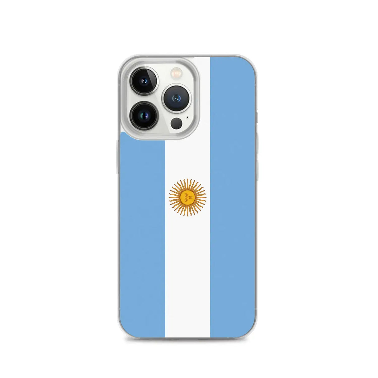 Coque iphone drapeau argentine souple antichoc transparente