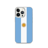 Coque iphone drapeau argentine souple antichoc transparente