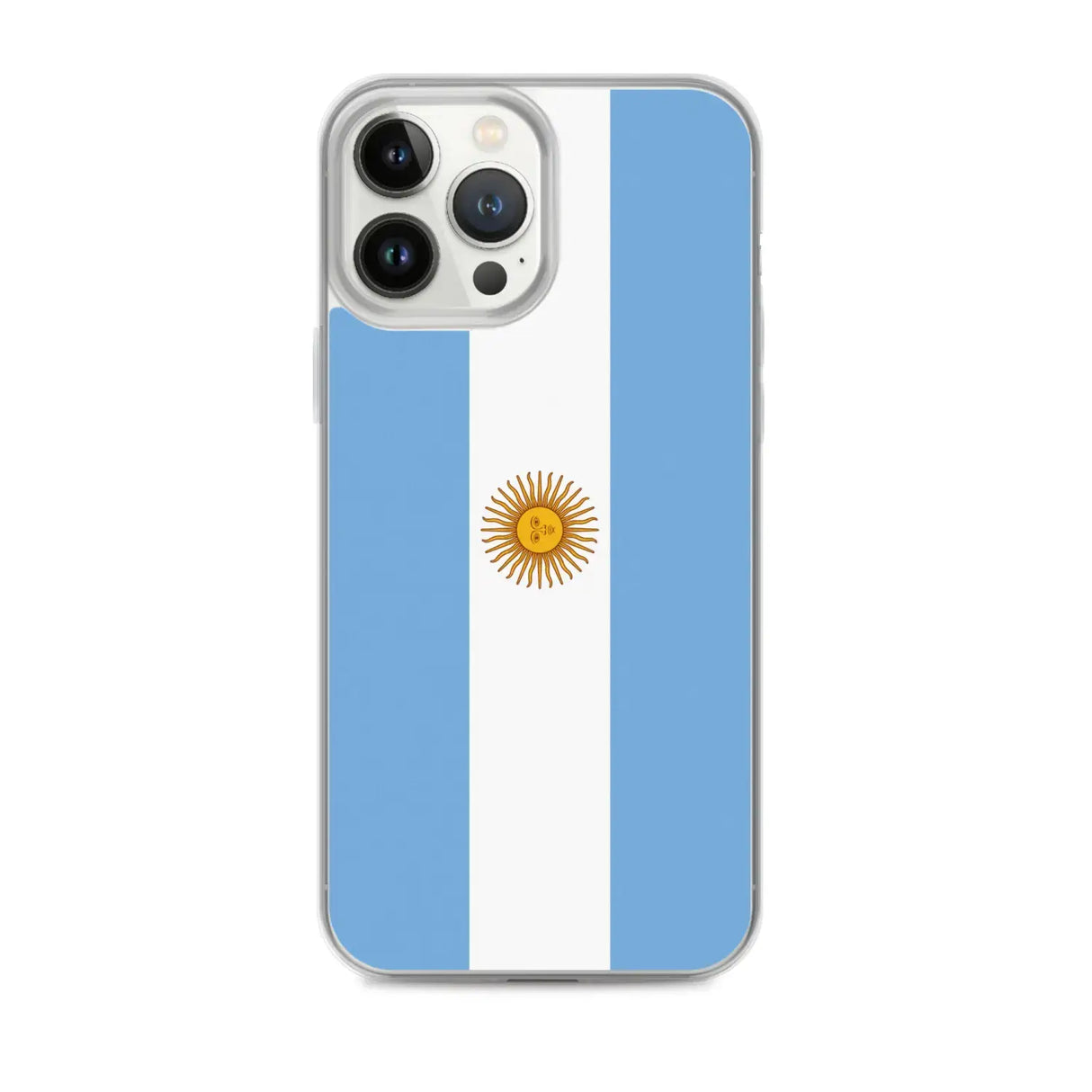 Coque iphone drapeau argentine souple antichoc transparente