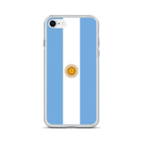 Coque iphone drapeau argentine souple antichoc transparente