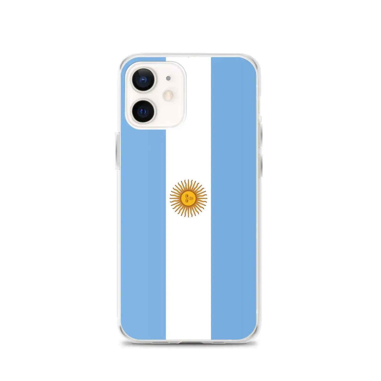Coque iphone drapeau argentine souple antichoc transparente