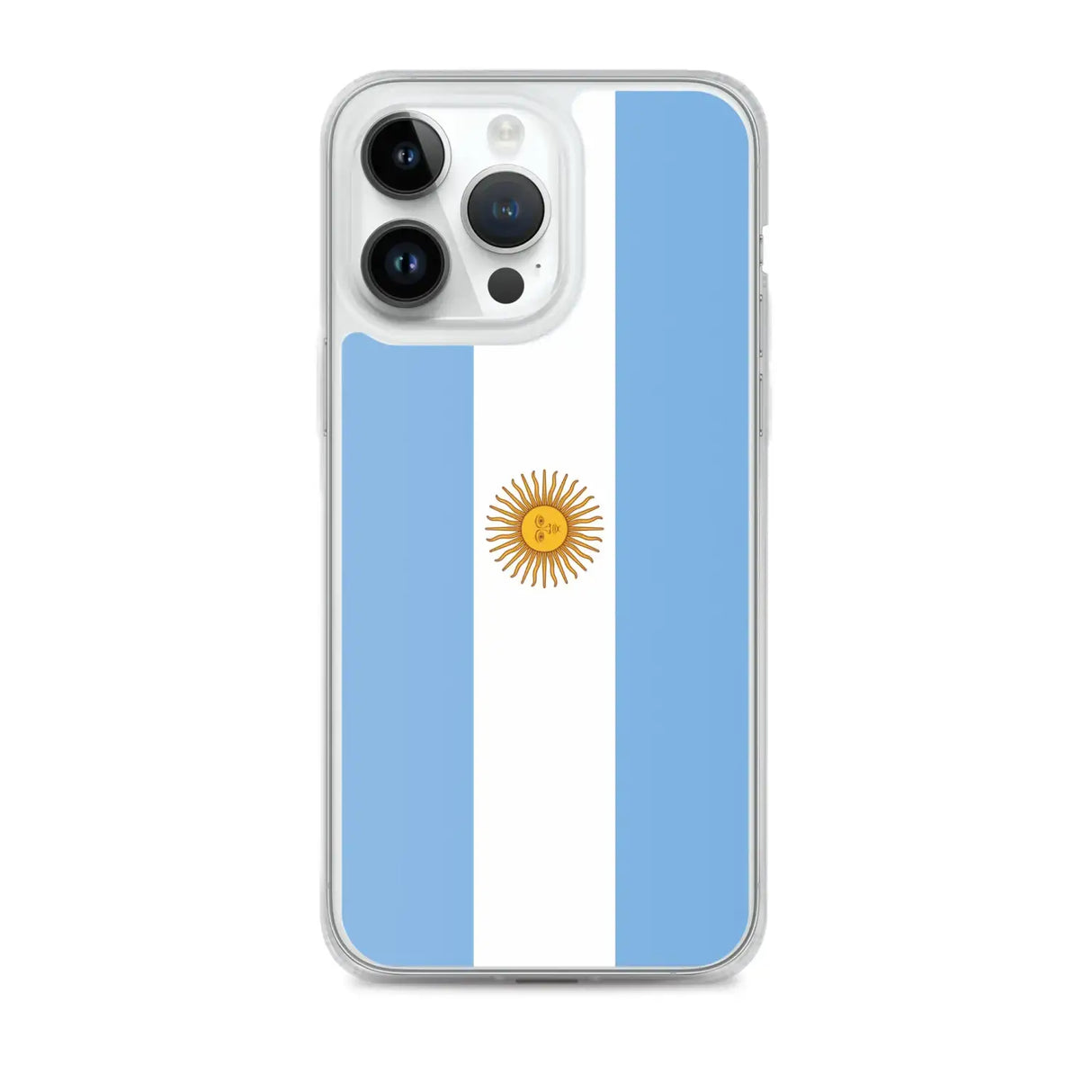 Coque iphone drapeau argentine souple antichoc transparente