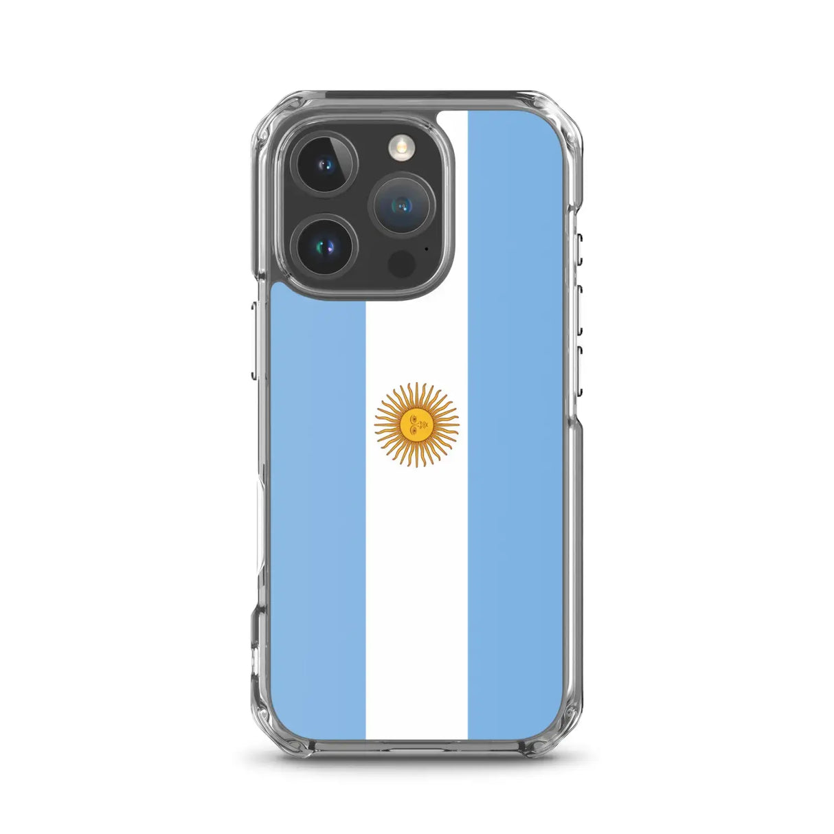 Coque iphone drapeau argentine souple antichoc transparente