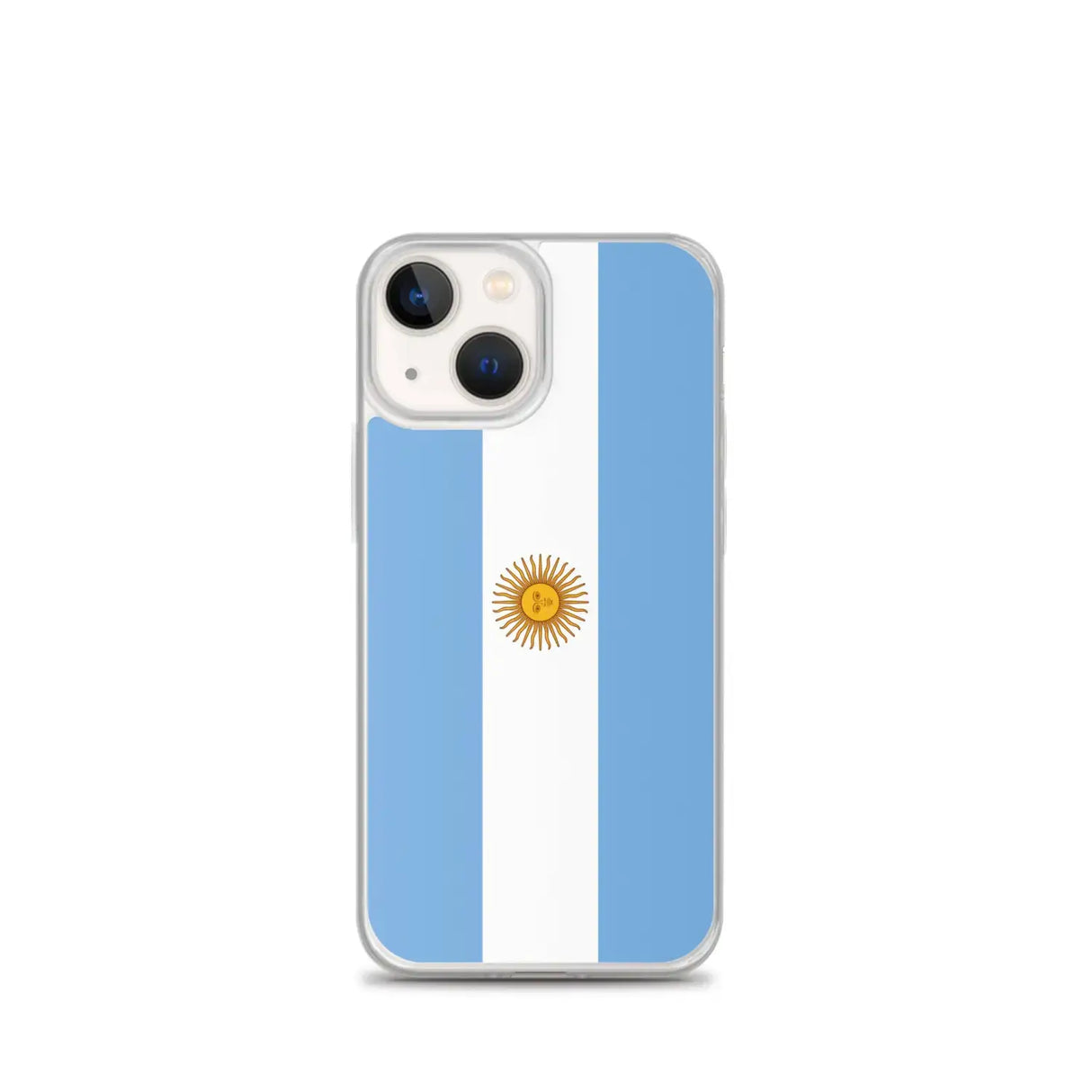Coque iphone drapeau argentine souple antichoc transparente
