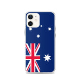Coque iphone drapeau australie souple antichoc transparente