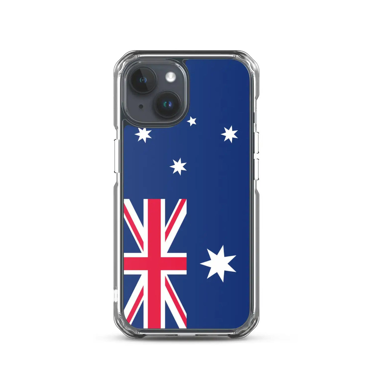 Coque iphone drapeau australie souple antichoc transparente