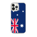 Coque iphone drapeau australie souple antichoc transparente