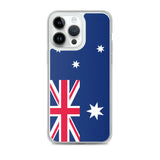 Coque iphone drapeau australie souple antichoc transparente