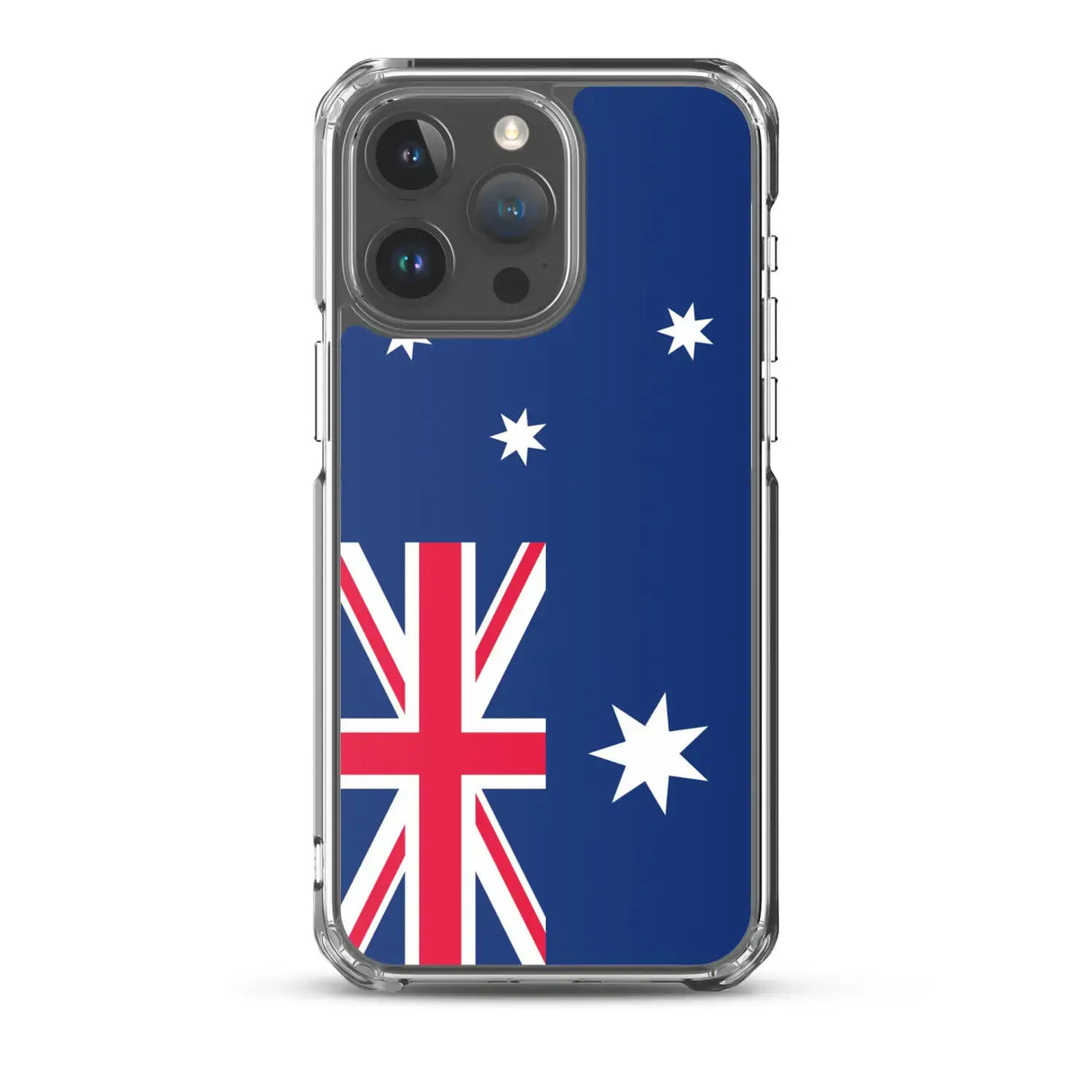 Coque iphone drapeau australie souple antichoc transparente