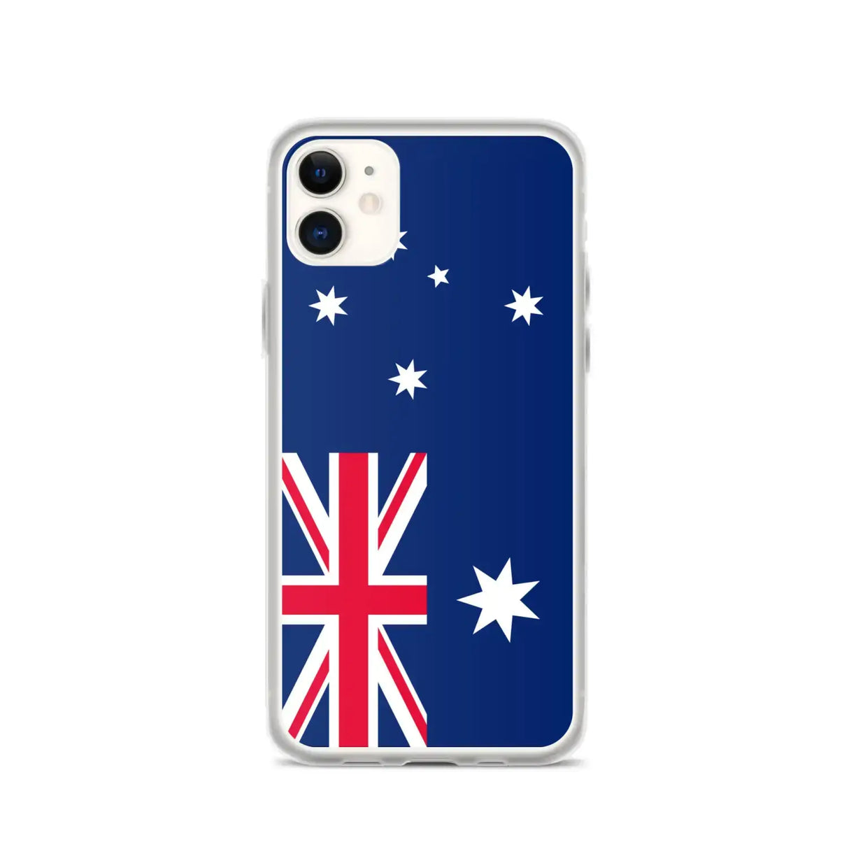 Coque iphone drapeau australie souple antichoc transparente