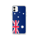 Coque iphone drapeau australie souple antichoc transparente