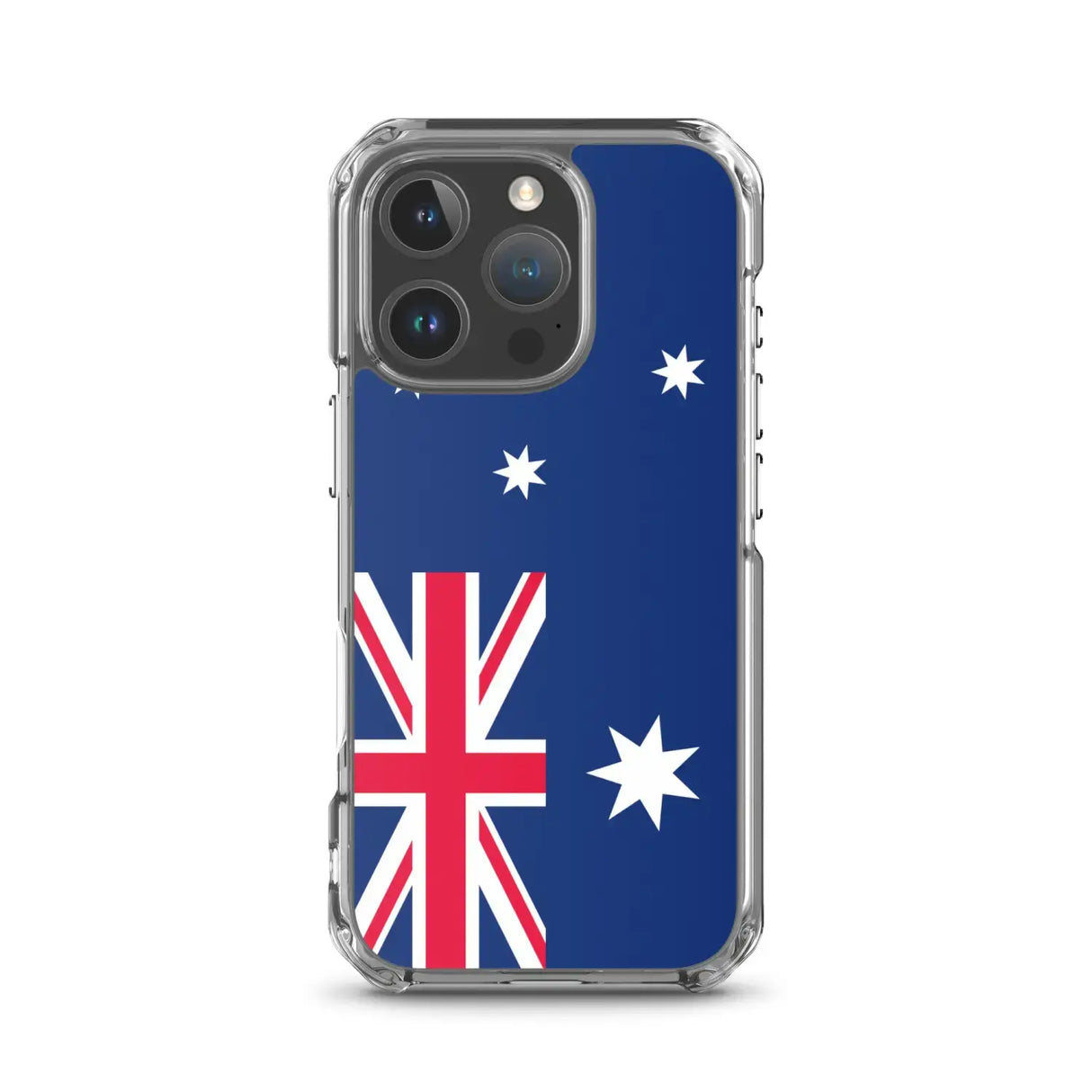 Coque iphone drapeau australie souple antichoc transparente
