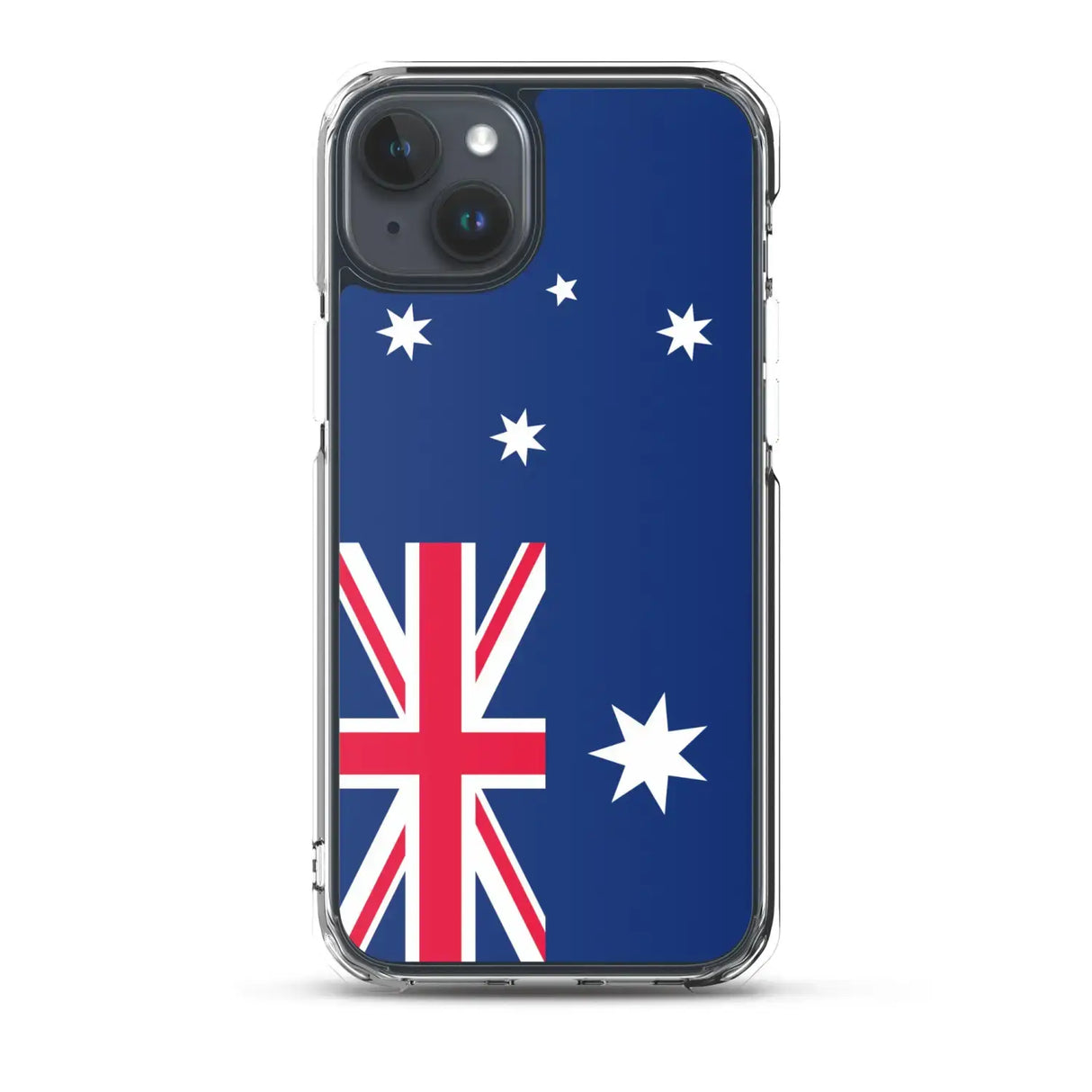 Coque iphone drapeau australie souple antichoc transparente