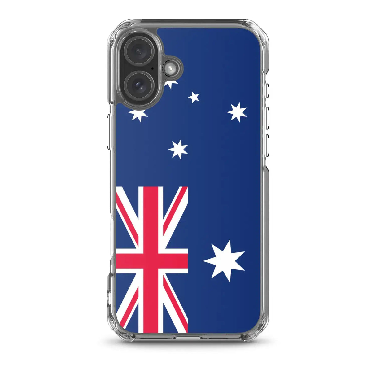Coque iphone drapeau australie souple antichoc transparente