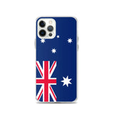Coque iphone drapeau australie souple antichoc transparente