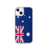 Coque iphone drapeau australie souple antichoc transparente