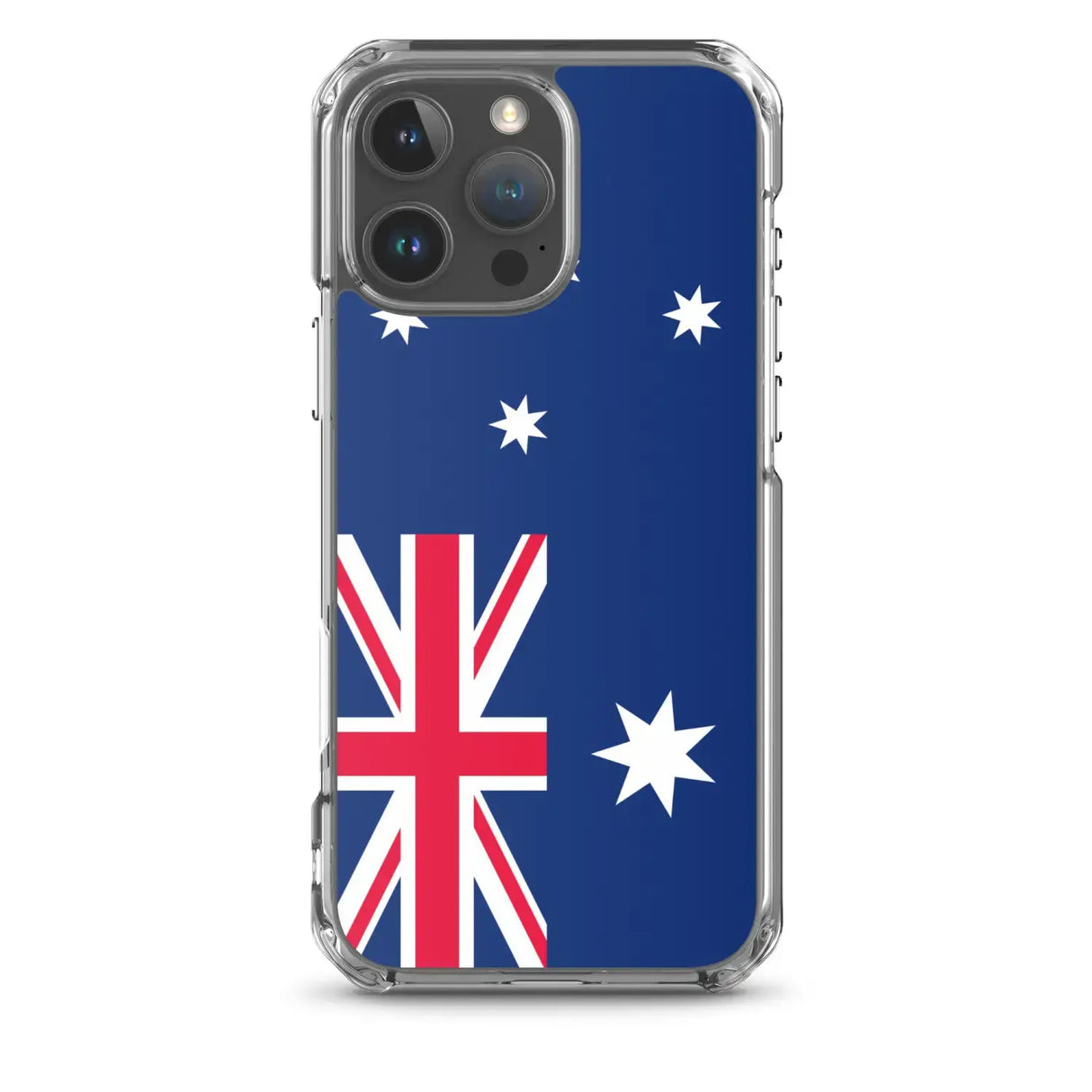 Coque iphone drapeau australie souple antichoc transparente