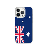 Coque iphone drapeau australie souple antichoc transparente