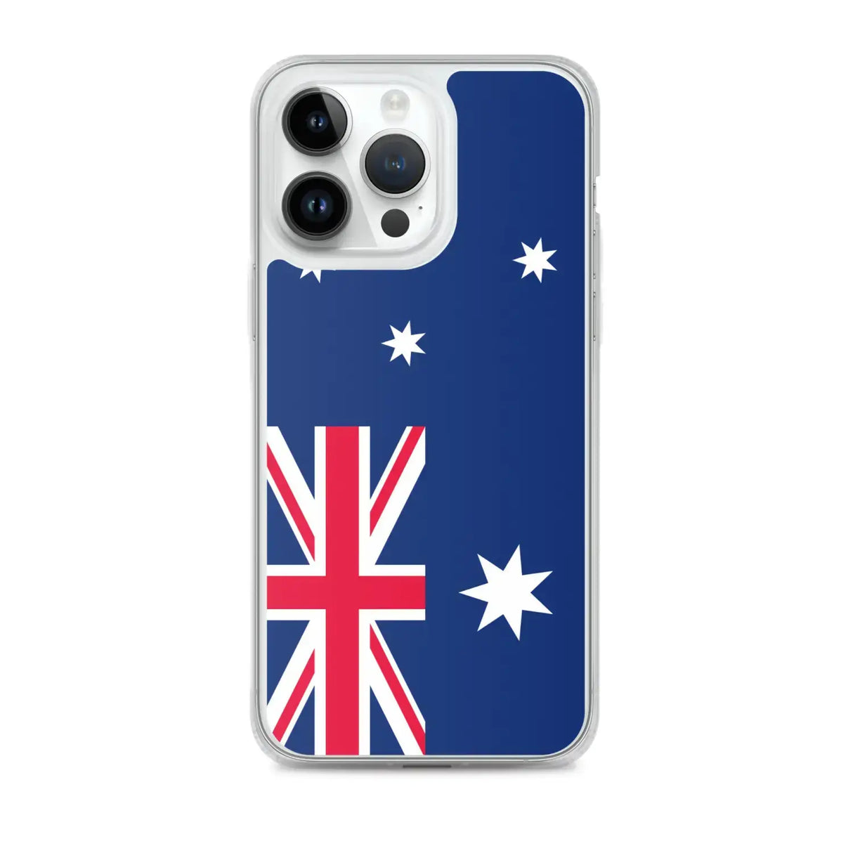 Coque iphone drapeau australie souple antichoc transparente