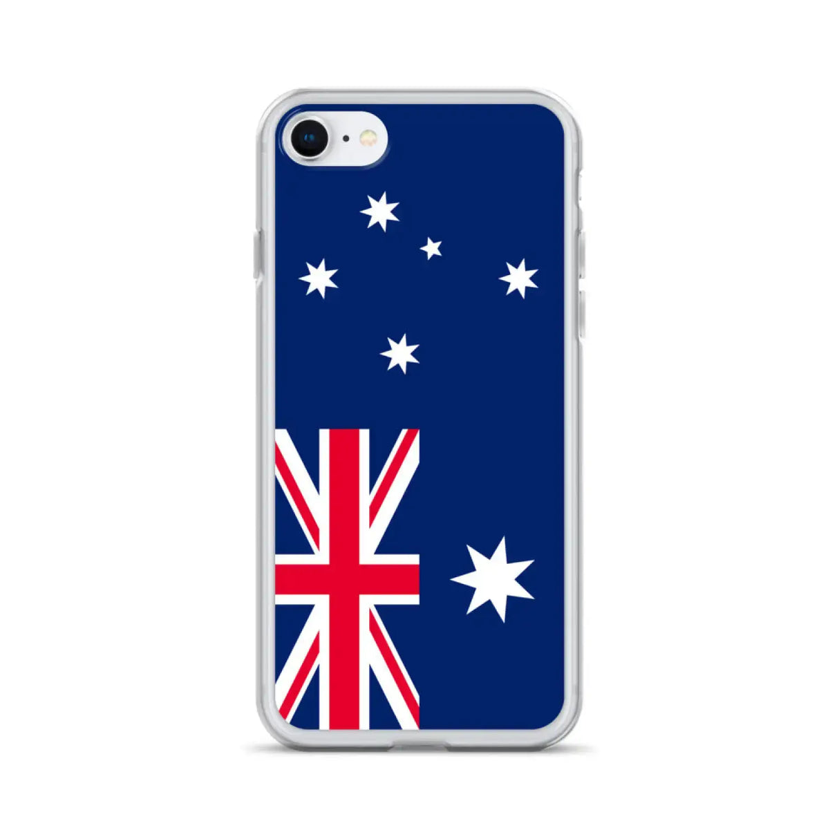 Coque iphone drapeau australie souple antichoc transparente