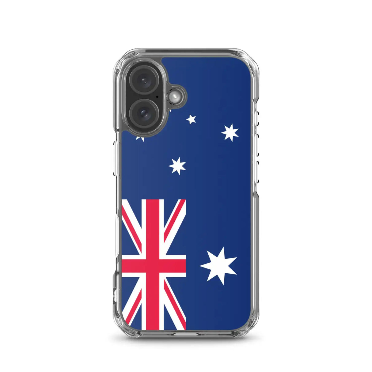 Coque iphone drapeau australie souple antichoc transparente