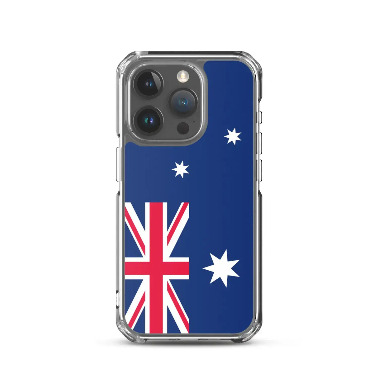 Coque iphone drapeau australie souple antichoc transparente