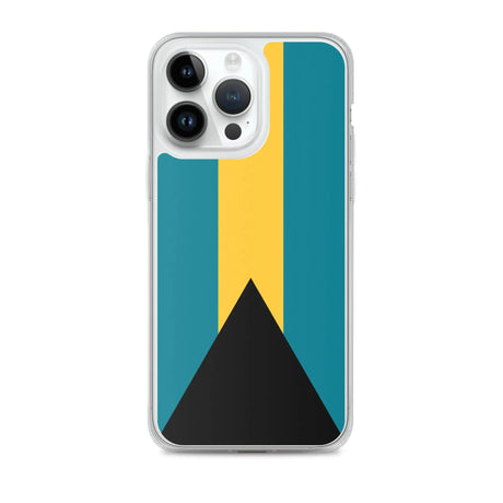 Coque iphone drapeau bahamas souple antichoc transparente