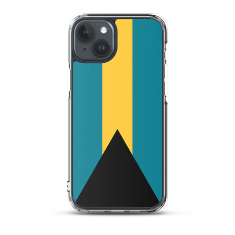 Coque iphone drapeau bahamas souple antichoc transparente