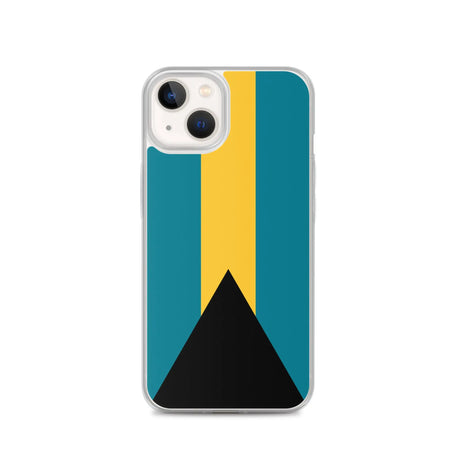Coque iphone drapeau bahamas souple antichoc transparente