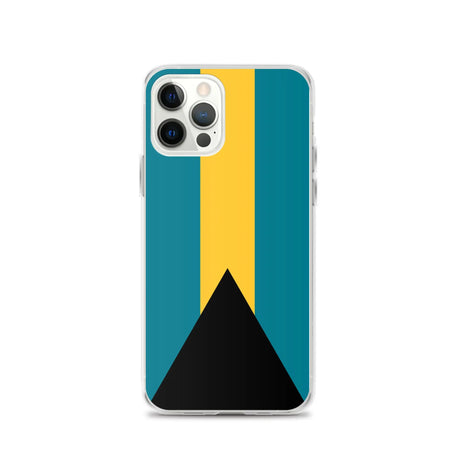 Coque iphone drapeau bahamas souple antichoc transparente