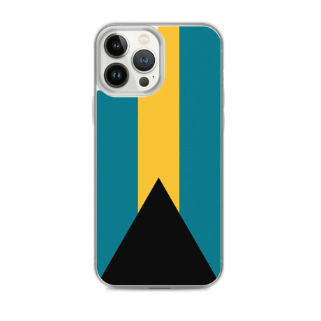 Coque iphone drapeau bahamas souple antichoc transparente