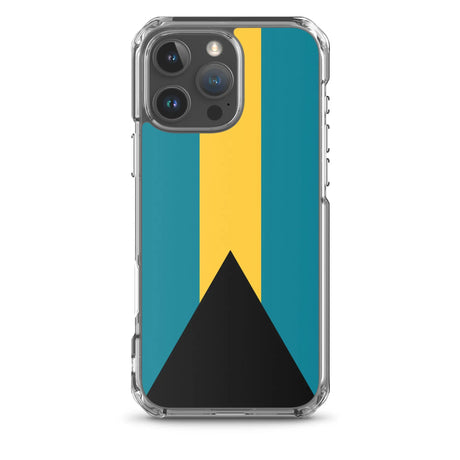 Coque iphone drapeau bahamas souple antichoc transparente