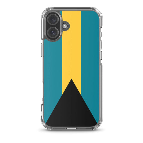 Coque iphone drapeau bahamas souple antichoc transparente