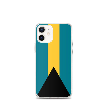 Coque iphone drapeau bahamas souple antichoc transparente