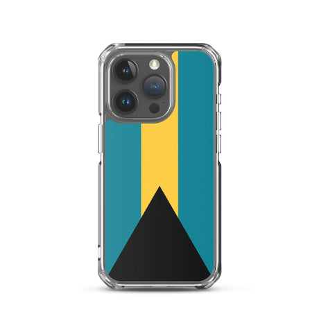 Coque iphone drapeau bahamas souple antichoc transparente