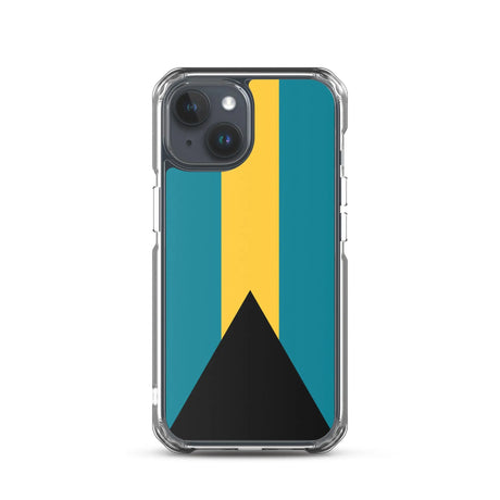 Coque iphone drapeau bahamas souple antichoc transparente