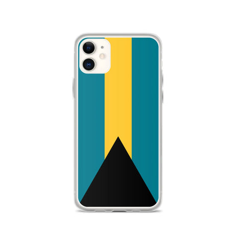 Coque iphone drapeau bahamas souple antichoc transparente